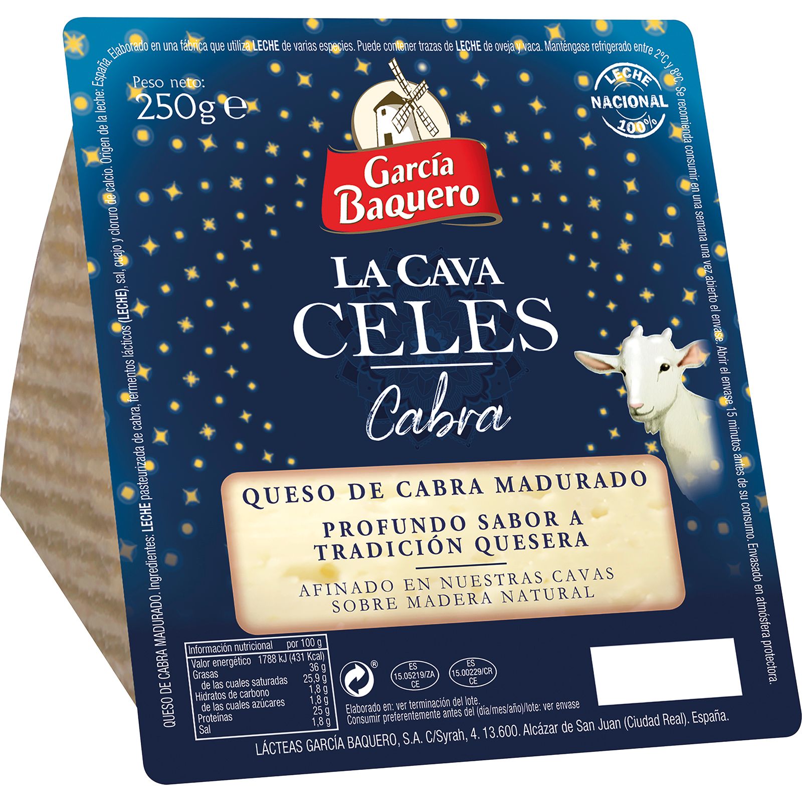 Queso Cuña Cabra La Cava Celes