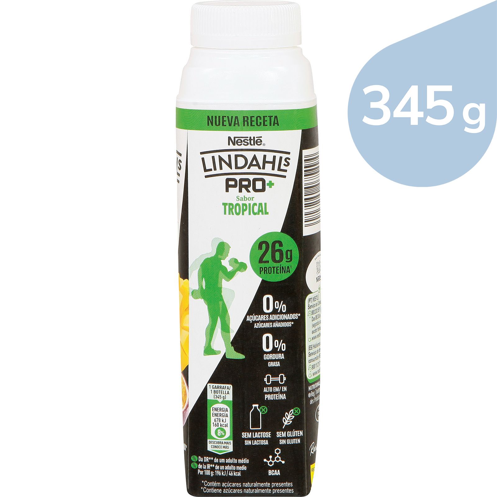Yogur Líquido Proteico Lindahls Sabor Tropical