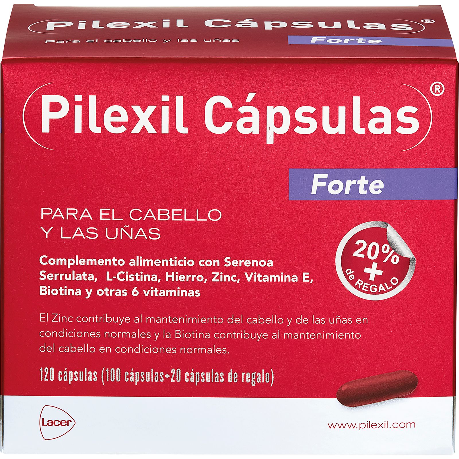 Cápsulas Cabello y Uñas Caja