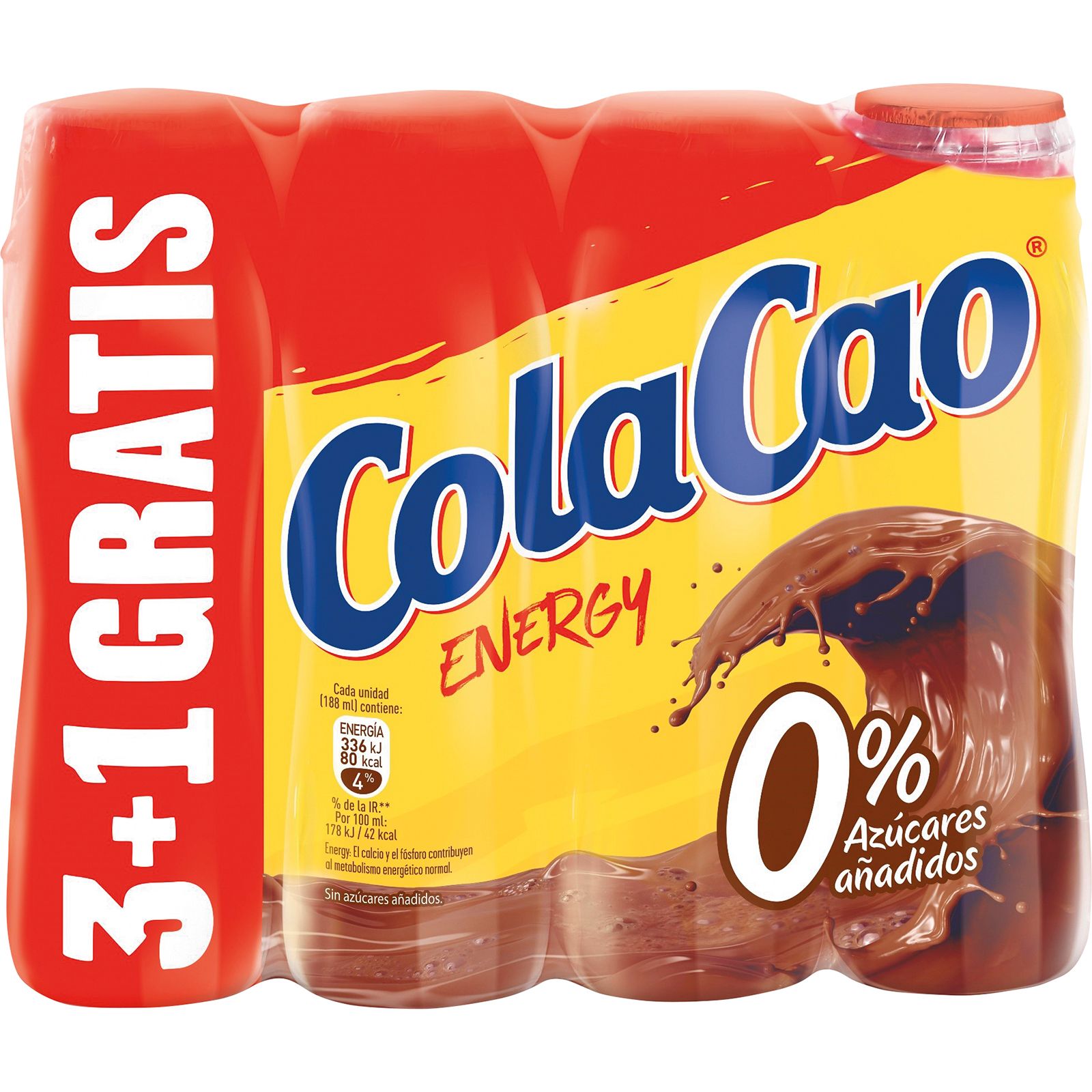 Batido de Cacao 0% Pack 3 +1  Energy