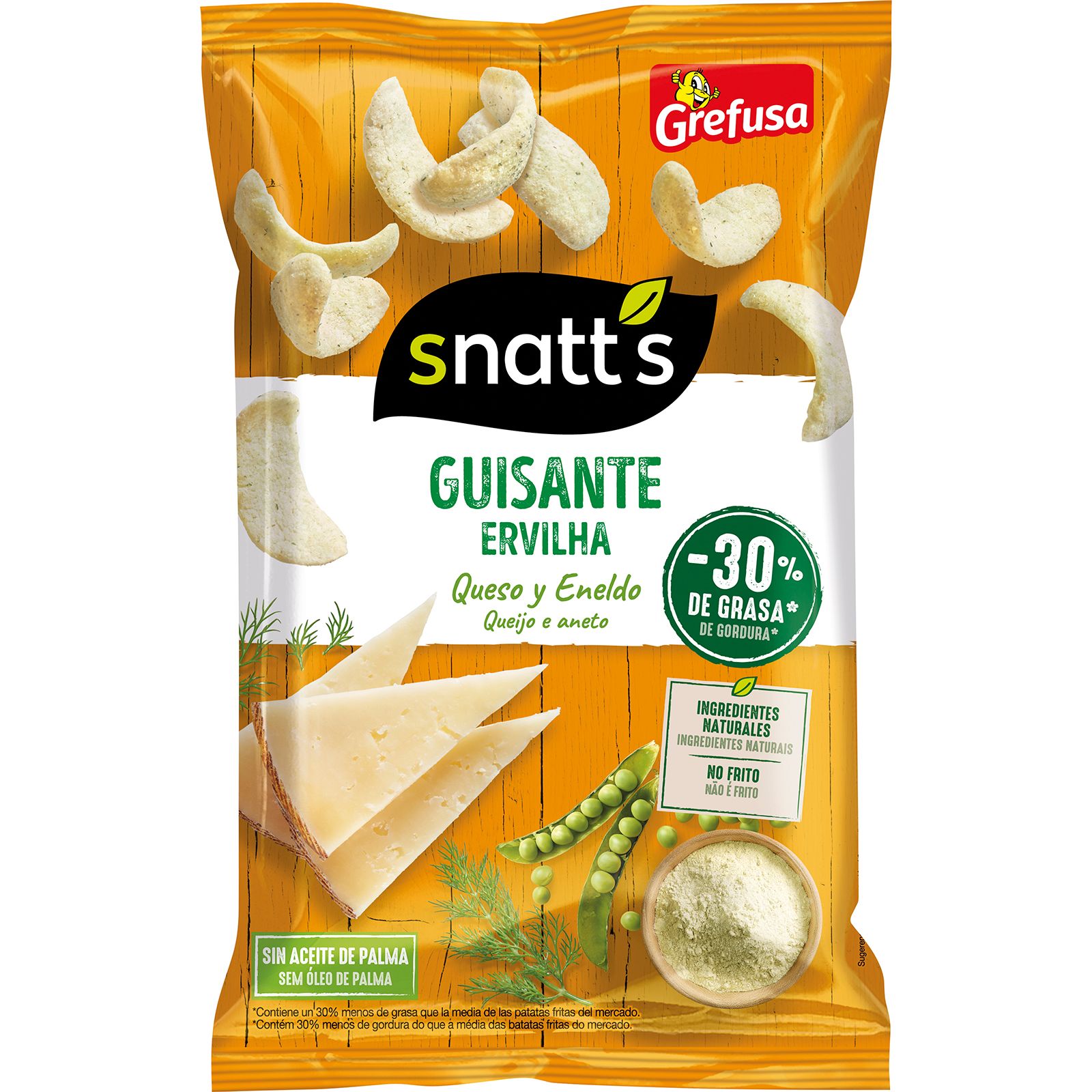 Snatt's Guisante Queso y Eneldo