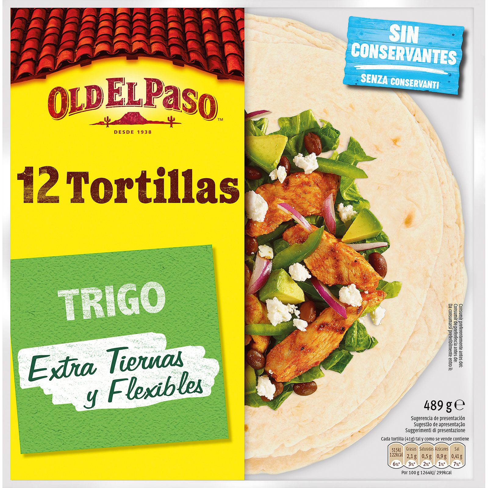 Tortilla de Trigo Paquete
