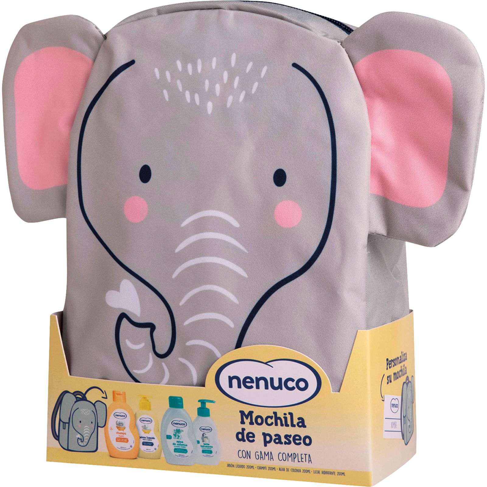 Pack  Nenuco Mochila Elefante