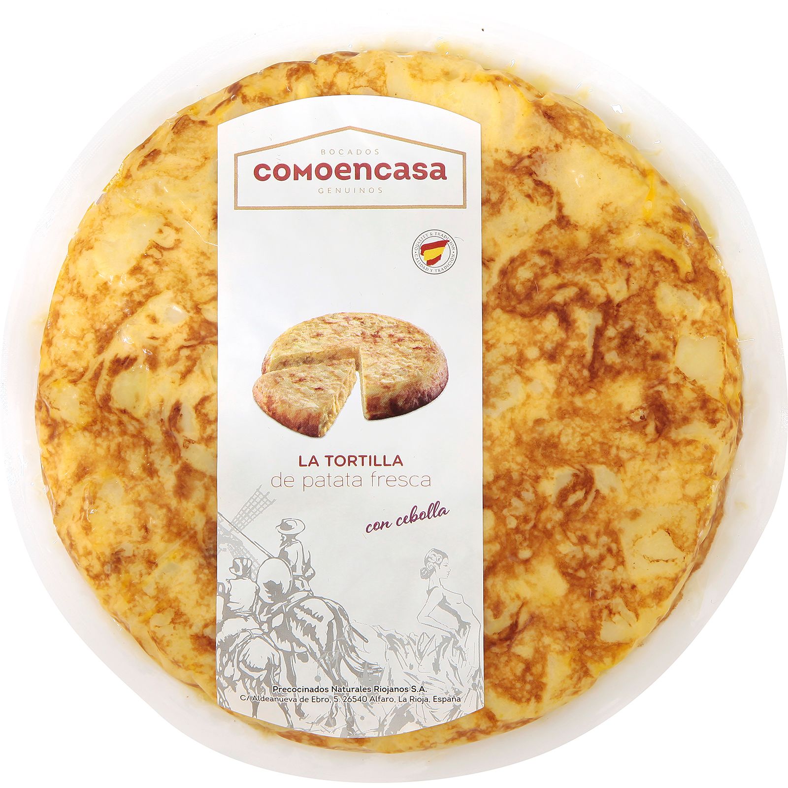 Tortilla Patata Con Cebolla