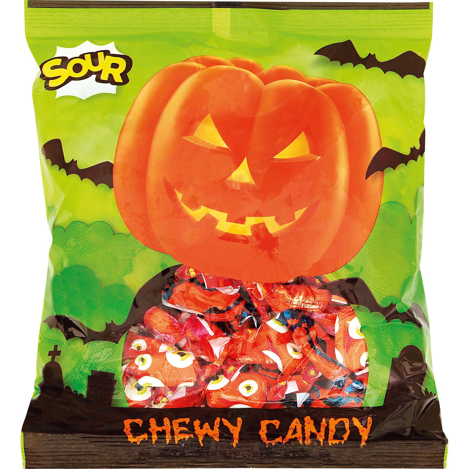 Caramelo Masticable Ácido Halloween