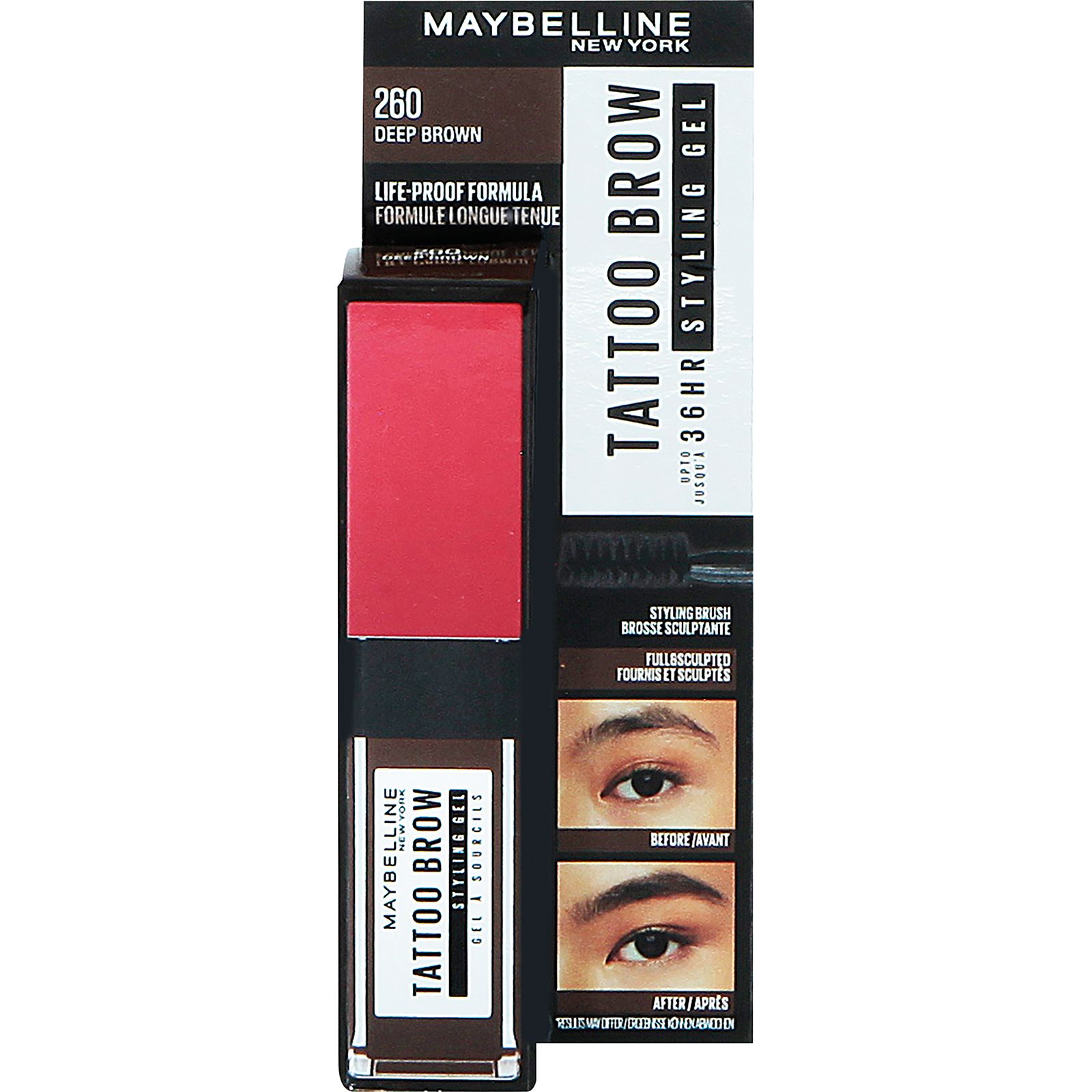 Gel Rellenador Cejas Tattoo 36 h nº 260