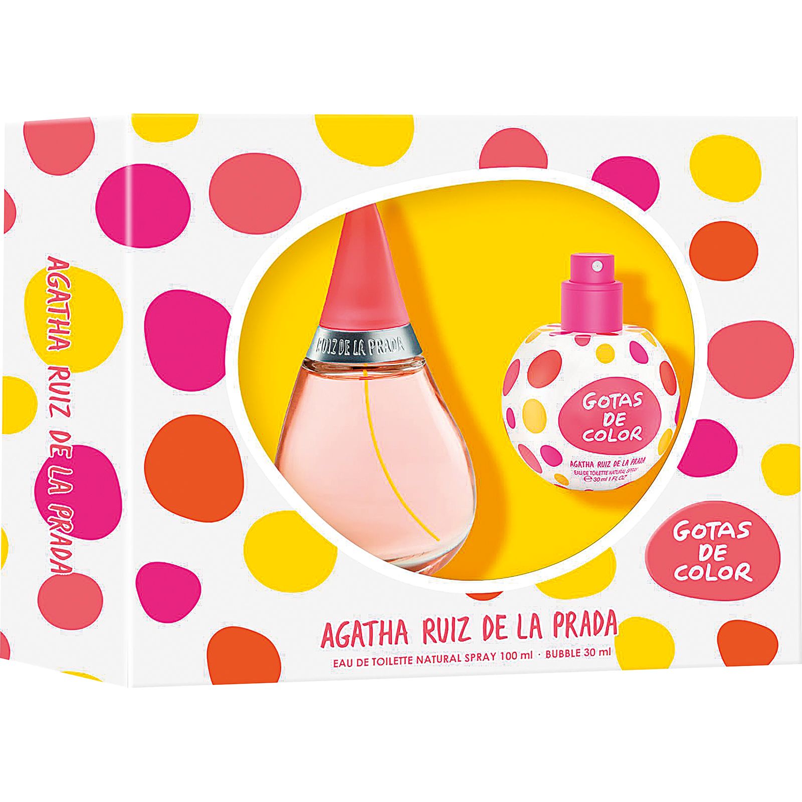 Estuche Gotas De Color Mujer