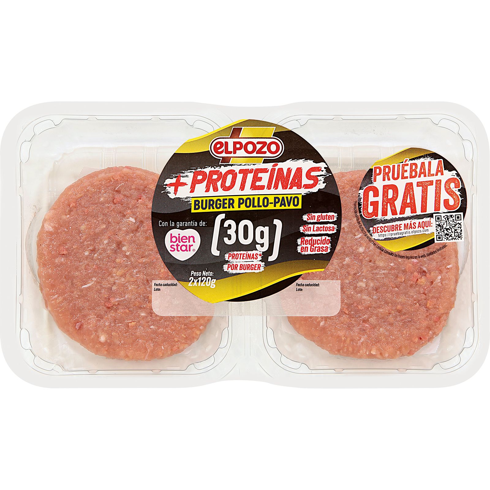 Burger Pavo Pollo Proteínas