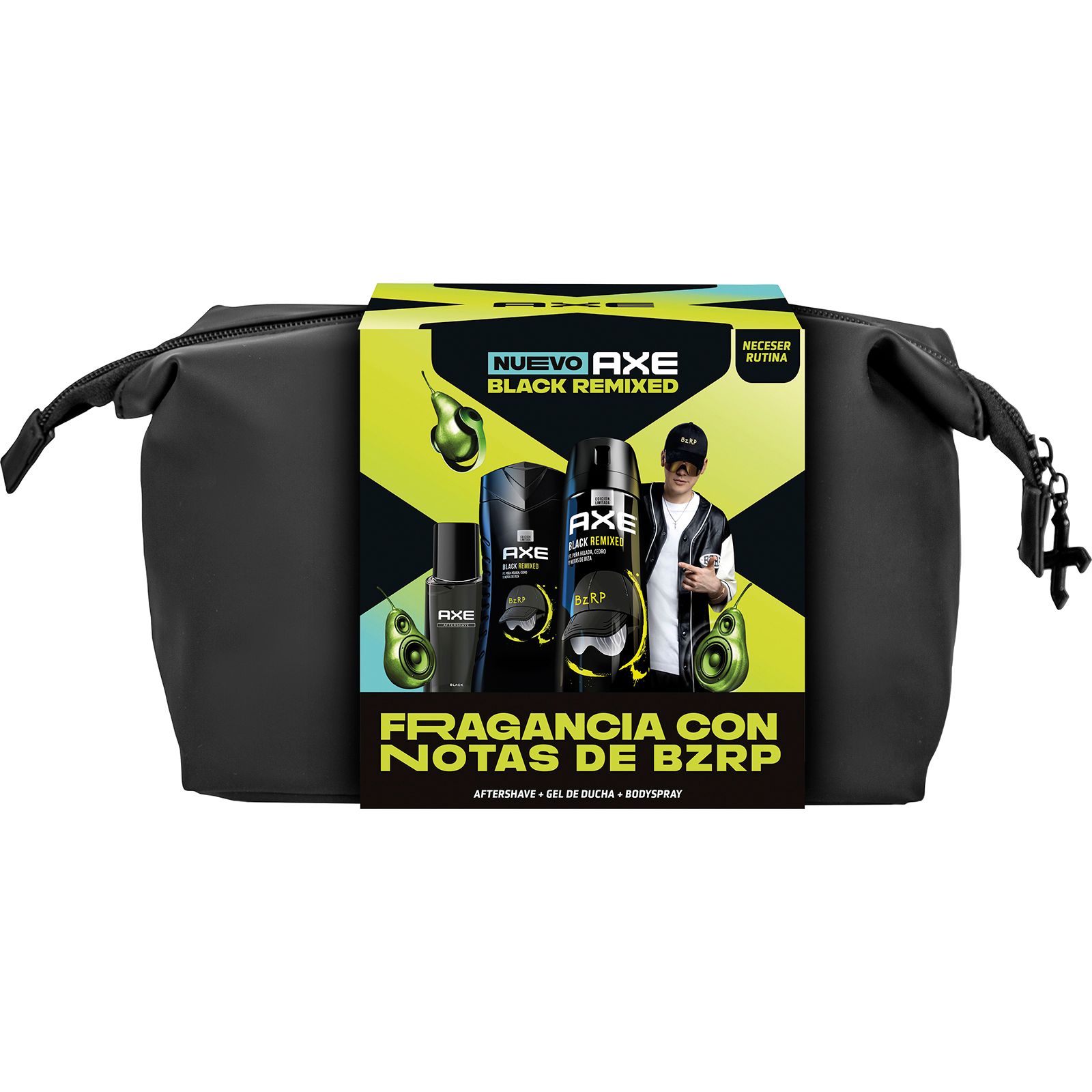 Neceser Trío Bizarrap Axe Black