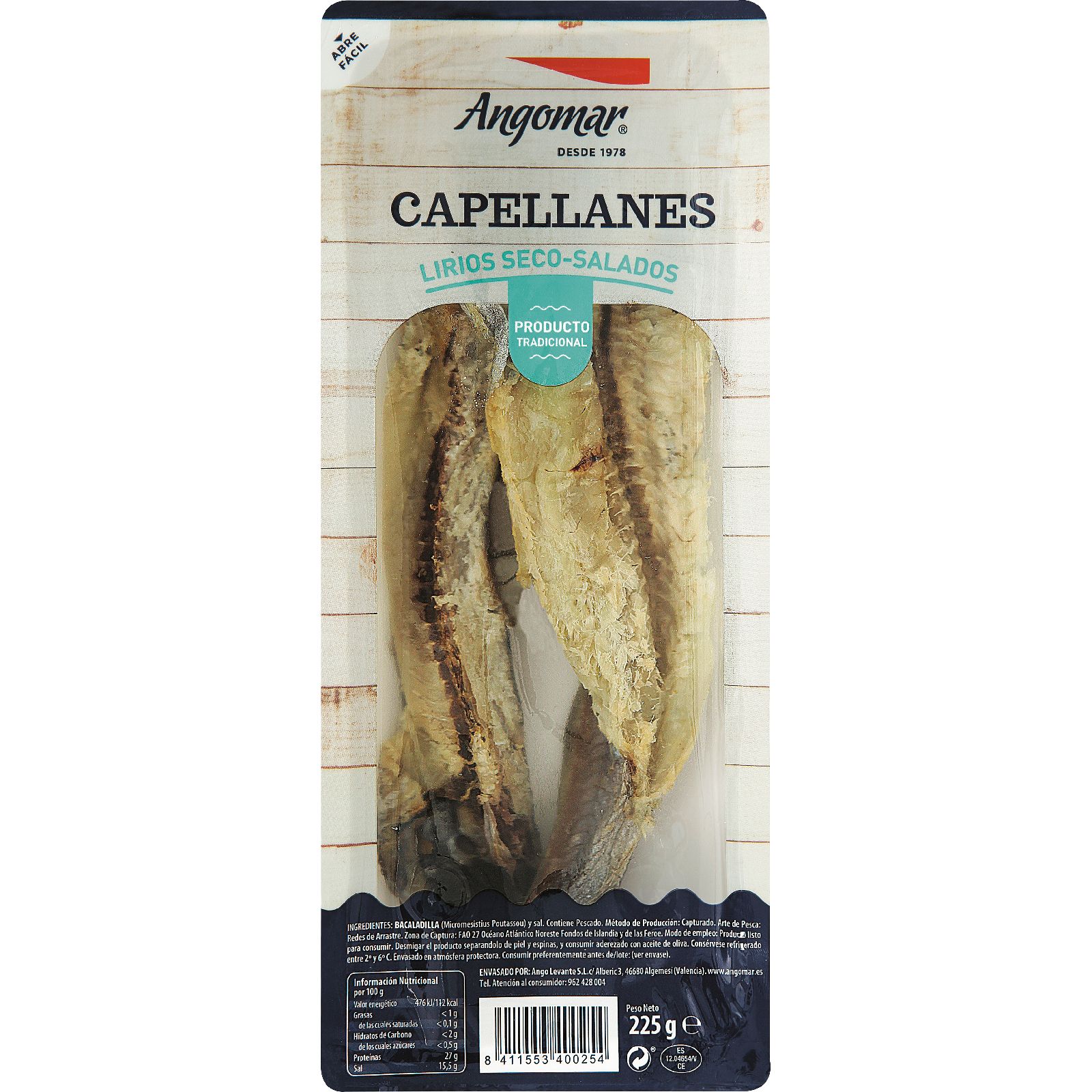 Bandeja de Capellanes Secos y Salados