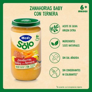 Tarrito Ternera con Zanahoria Baby