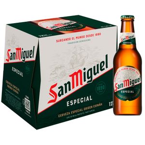 Cerveza Botella Cristal  Pack de 12