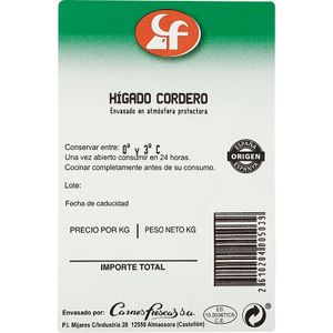 Hígado de Cordero