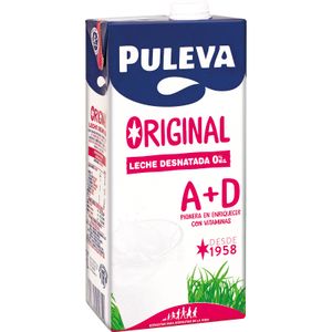 PULEVA Leche Desnatada Brik