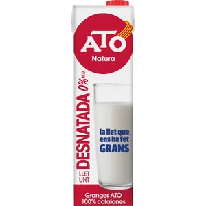 Leche desnatada Ato 1l