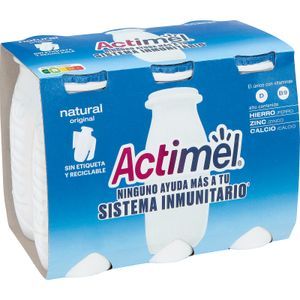 Actimel Líquido Natural Azucarado Pack 6 Ud.