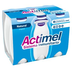 Actimel Líquido Natural Azucarado Pack 6 Ud.