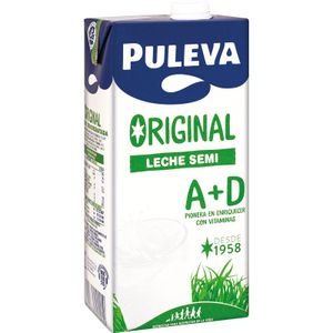 PULEVA Leche Semidesnatada Brik