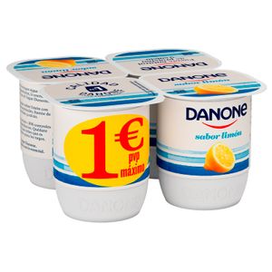 Yogur Sabor Limón Pack de 4 Unidades
