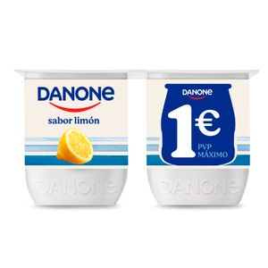 Yogur Sabor Limón Pack de 4 Unidades