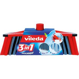 Escoba Antichoque con Función 3 en 1