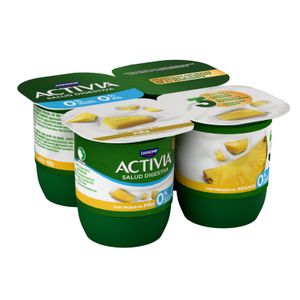 DANONE Activia 00% con Piña Bífidus Desnatado P-4ud