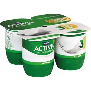 Activia Natural Yogur Bífidus Pack 4 Un