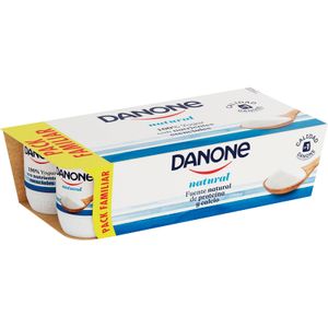 DANONE Yogur Natural Pack de 8 Unidades