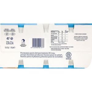 Yogur Natural Azucarado Pack de 8 Unidades