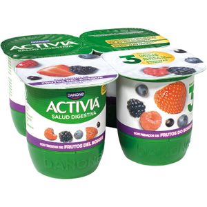 Activia Frutas Bosque Yogur Bífidus P-4 ud.
