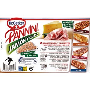 Paninis Jamón y Queso