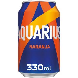 AQUARIUS Bebida Isotónica Naranja Lata