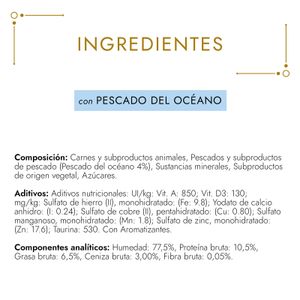 Comida Húmeda Gatos Gourmet Gold Pescado