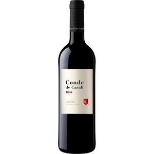 Vino Tinto Joven Cataluña CONDE DE CARALT, botella 75 cl 0,75 l