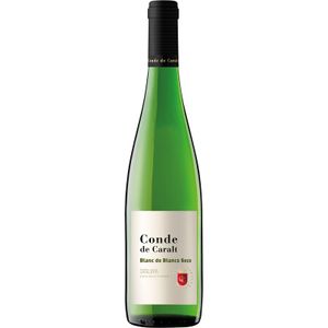 Vino Blanco Seco Cataluña CONDES DE CARALT, botella 75 cl 0,75 l