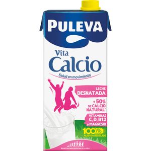 PULEVA Leche Calcio Desnatada Brik