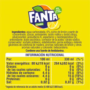 Refresco Limón Lata