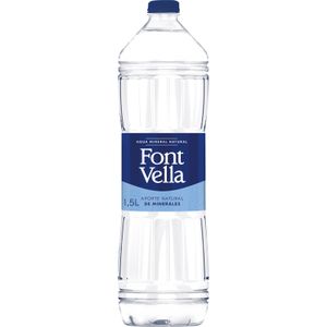 FONT VELLA Agua Mineral Natural. Botella