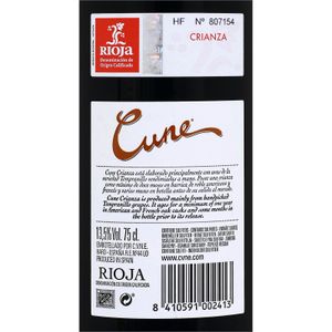 Vino Tinto Crianza D.O.Rioja
