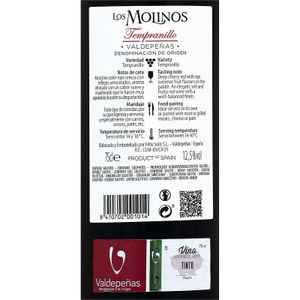 Vino Tinto Joven D.O.Valdepeñas