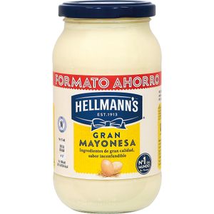 HELLMANN'S Mayonesa Tarro Cristal