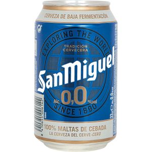SAN MIGUEL Cerveza sin Alcohol 0,0 Lata