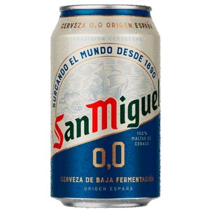 SAN MIGUEL Cerveza sin Alcohol 0,0 Lata