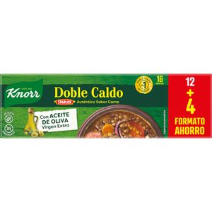 KNORR Caldo de Carne Deshidratado 16 Pastillas