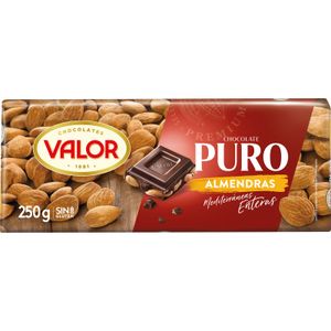 VALOR Chocolate Puro con Almendras