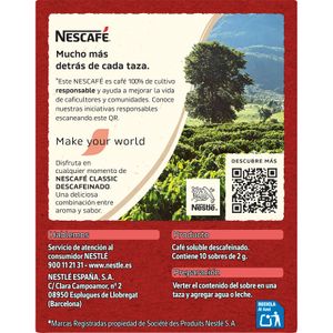 Café Descafeinado Soluble