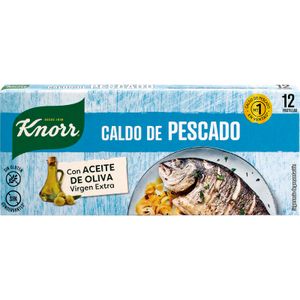 KNORR Caldo de Pescado Deshidratado12 Pastillas