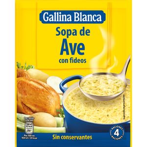 G.BLANCA Sopa Deshidratada Ave y Fideos Sobre