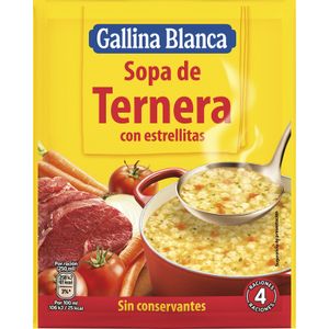 G.BLANCA Sopa Deshidratada Ternera  Estrellitas