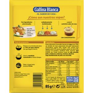 Sopa Deshidratada Maravilla Sobre